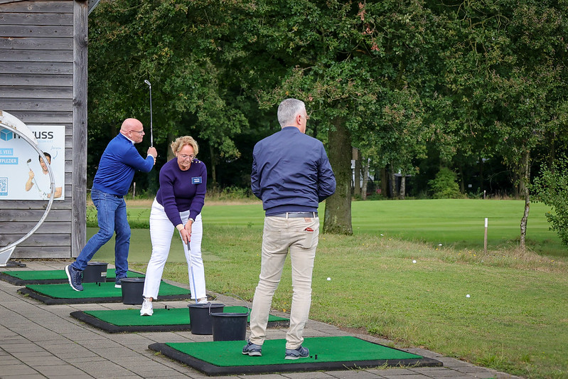 groep oefent in clinic