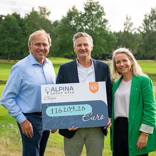overhandiging van cheque